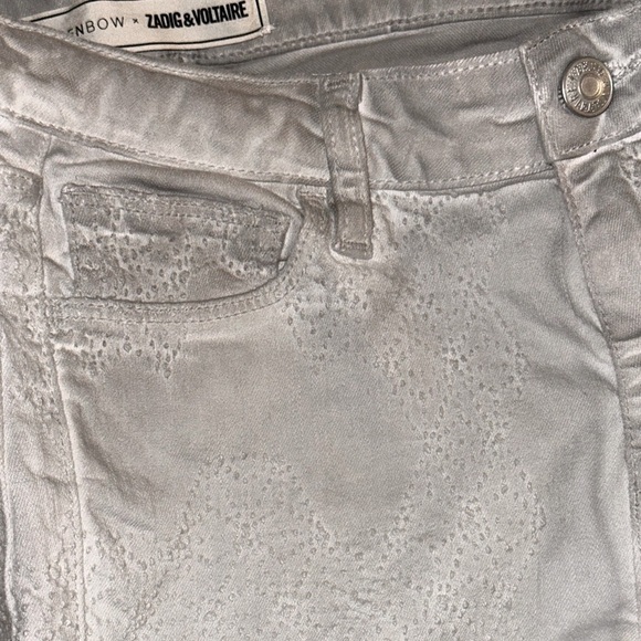 Brockenbow X Zadig & Voltaire Mascara Artemis Dirty Wash Geometric Embroidery - Picture 7 of 11